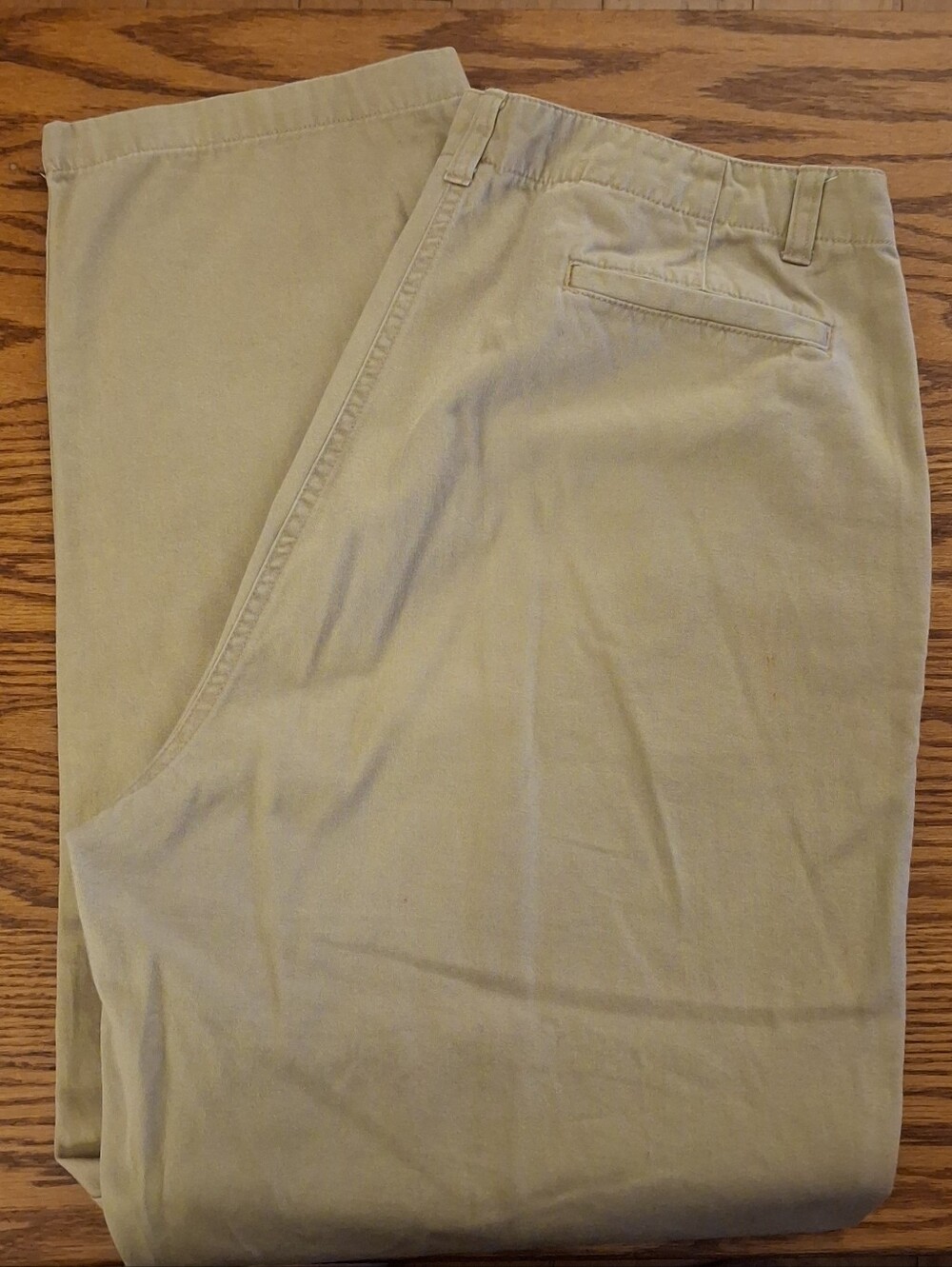 LL Bean Classic Khaki Pants O XK54 - Women Size 18